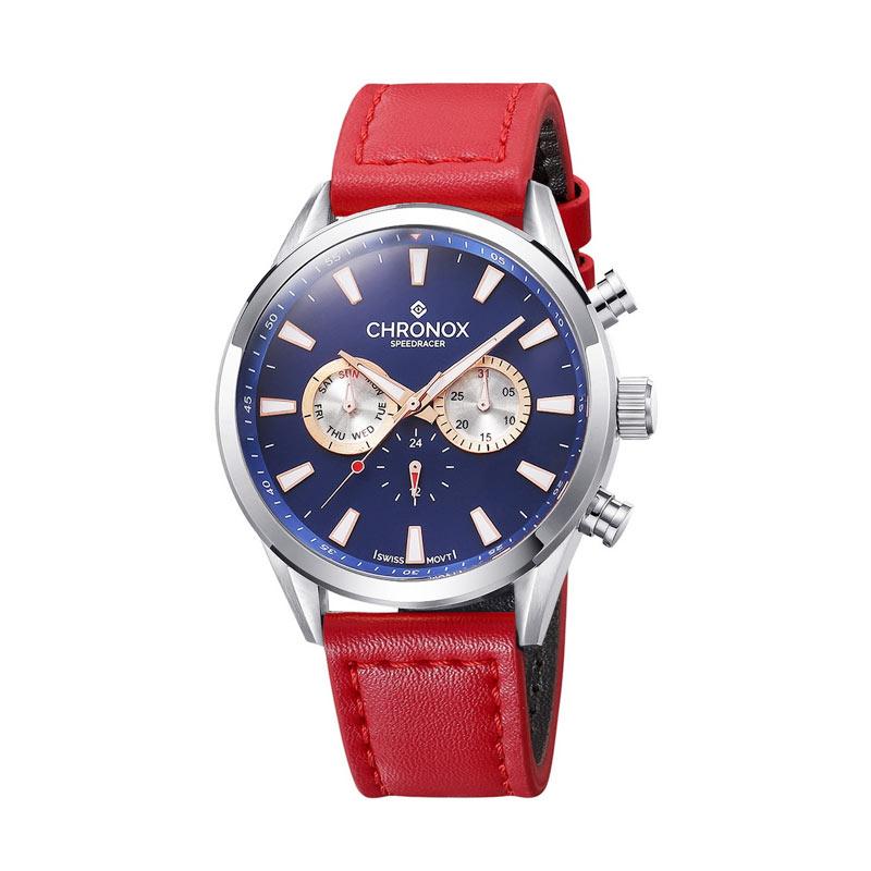 ... Tali Kulit Putih - Hitam. Source · CHRONOX – Chronox Speedracer CX2002/A12 Jam Tangan Pria – Biru Merah
