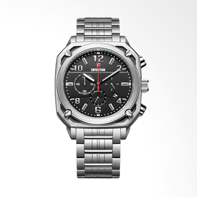 Expedition – Expedition Jam Tangan Pria – Silver Black 6738