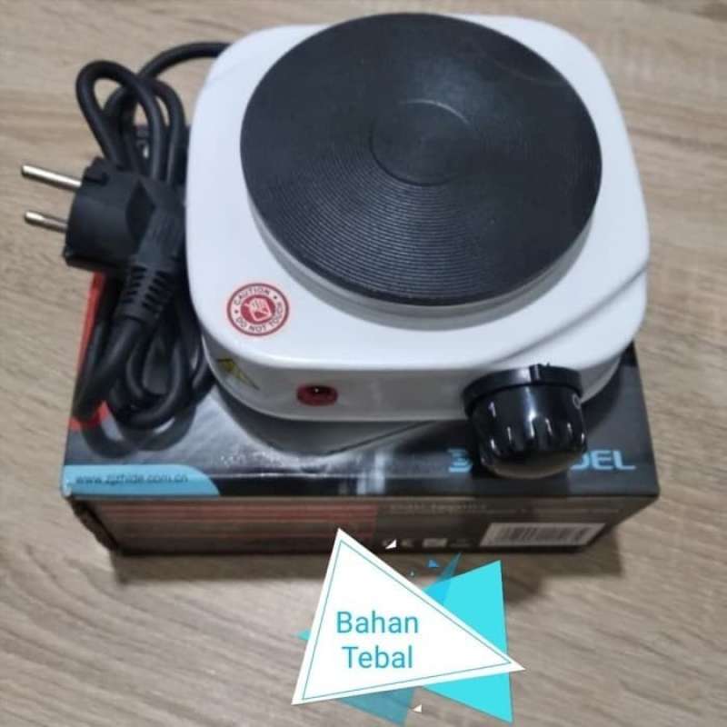 Jual Kompor Listrik Mini Hot Plate Electric Cooking 500W Putih 100 ORIGINAL Di Seller