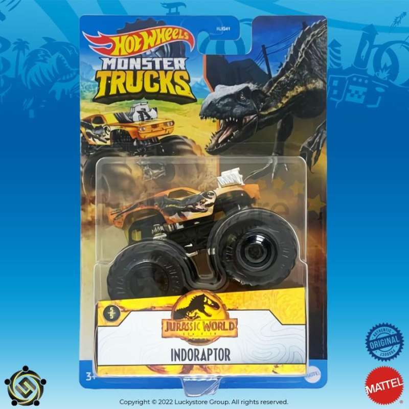 Jual Hot Wheels Monster Trucks Jurassic World Indoraptor Di Seller Luckystore Group Kota