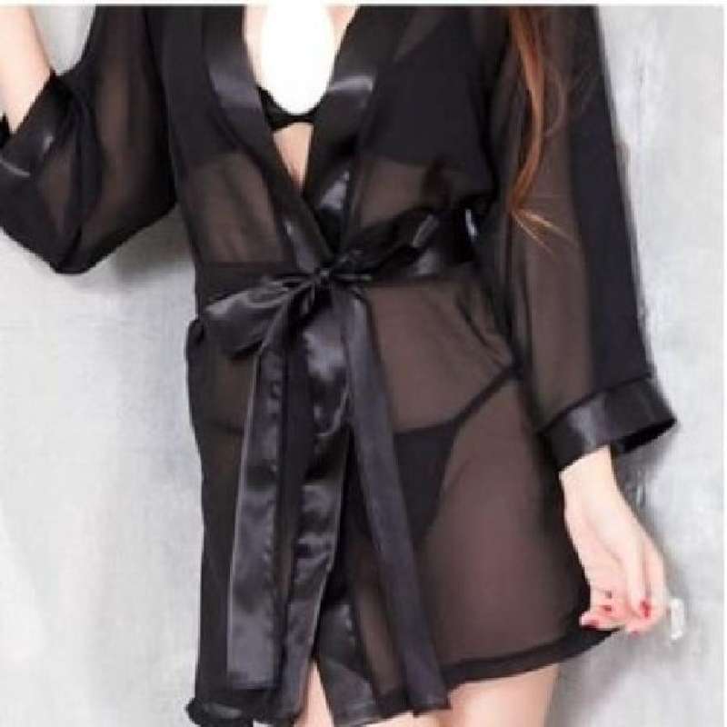 Jual Lingerie Transparan Sexy Kimono Wanita Bra G String Baju Tidur A Di Seller Mampang Raya