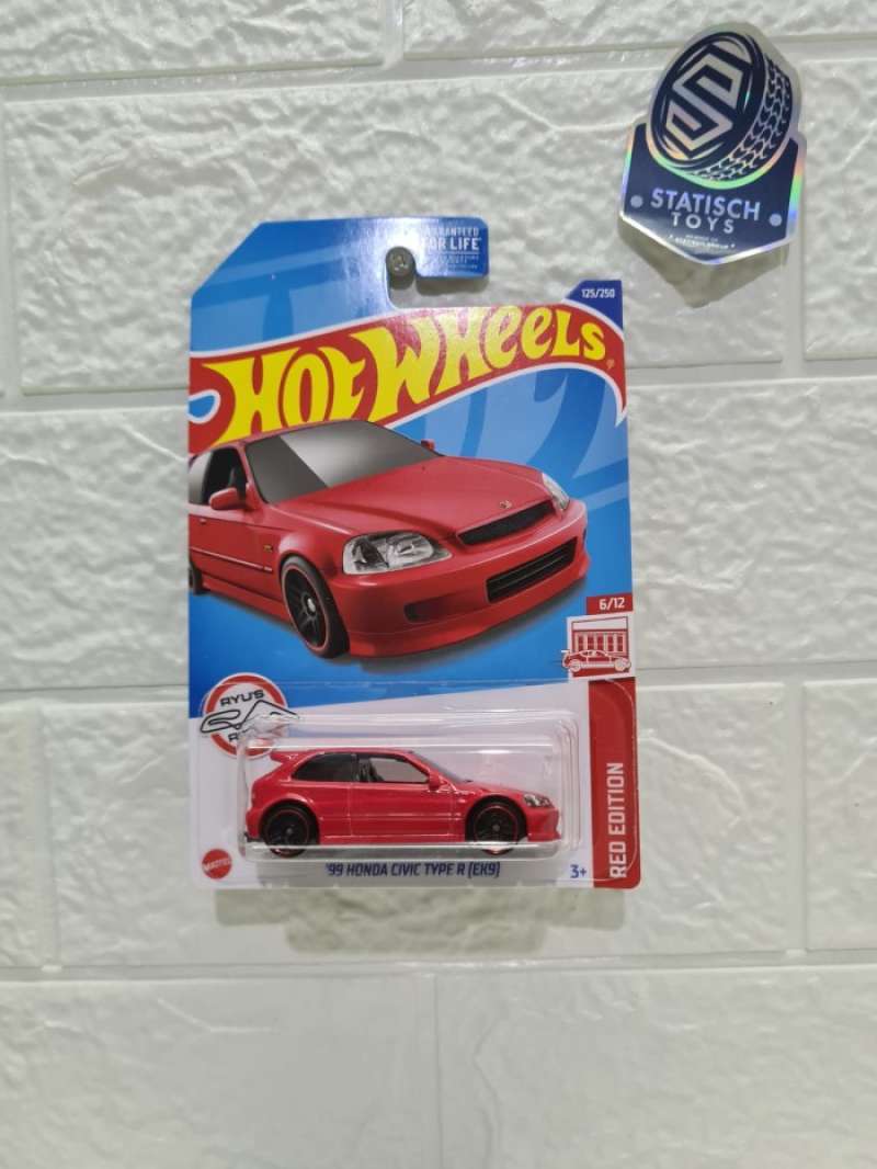 Jual HOT WHEELS 99 Civic Type R EK9 Red Edition 2022 Hotwheels Di Seller Statisch Indonesia