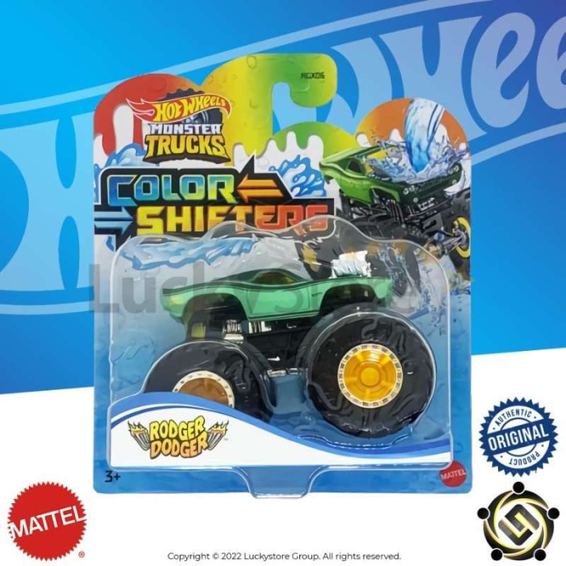 Jual Hot Wheels Monster Trucks Color Shifters Rodger Dodger Di Seller Luckystore Group