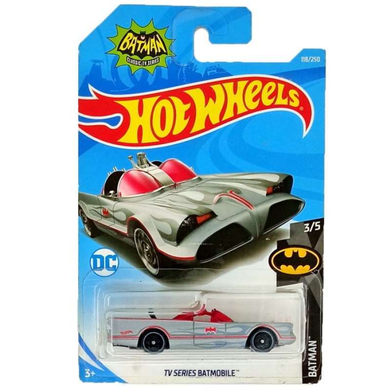 Jual Hot Wheels Tv Series Batmobile Abu Abu Merah Hw Batman Mainan Mobil Hw Di Seller Dm