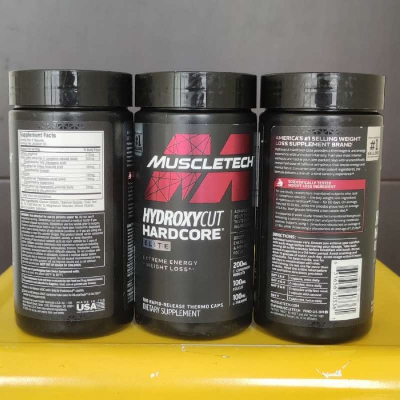 Promo Hydroxycut Hardcore Elite Pembakar Lemak Original Usa
