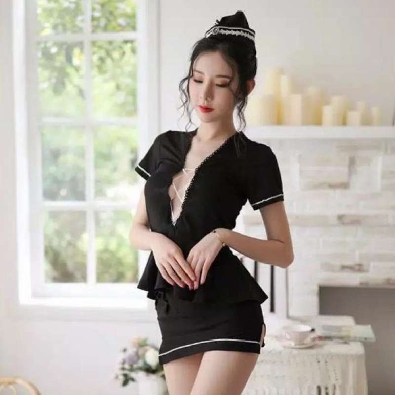 Jual Kostum Lingerie Cosplay Set Lingerie Wanita Seragam Kinerja Kostum