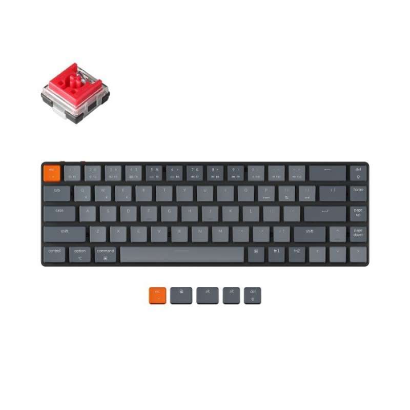 Jual Keychron K White Backlight Optical Switch Hot Swappable Bonus Pouch Di Seller New Vision