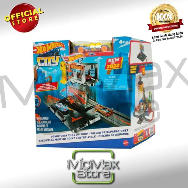 Promo HOT WHEELS HOTWHEELS CITY DOWNTOWN TUNE UP SHOP NEW FOR HDR QUASIONSTUR Diskon