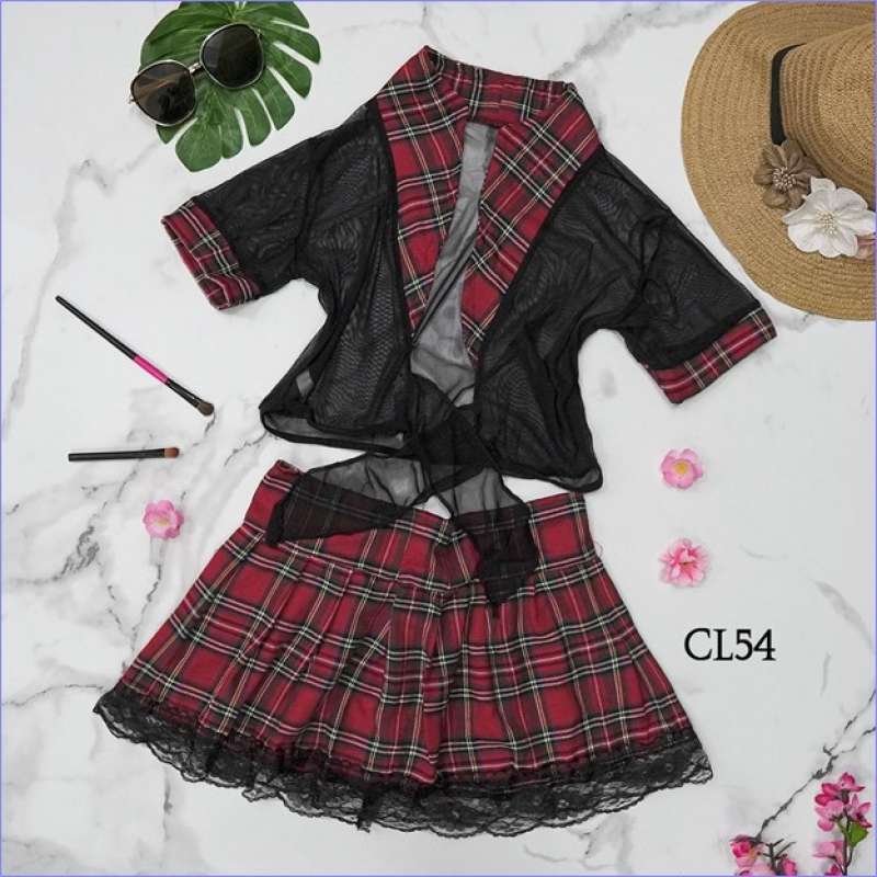 Promo LINGERIE WANITA KOSTUM COSPLAY SEXY UNIFORM KOSTUM SERAGAM SEKSI CL54 Diskon 50 Di Seller