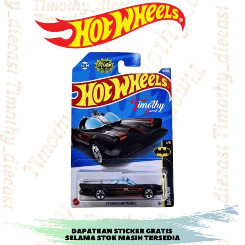 Promo Hot Wheels Tv Series Batmobile Blister Ada Logo Dc Batman Classic Tv Series Diskon