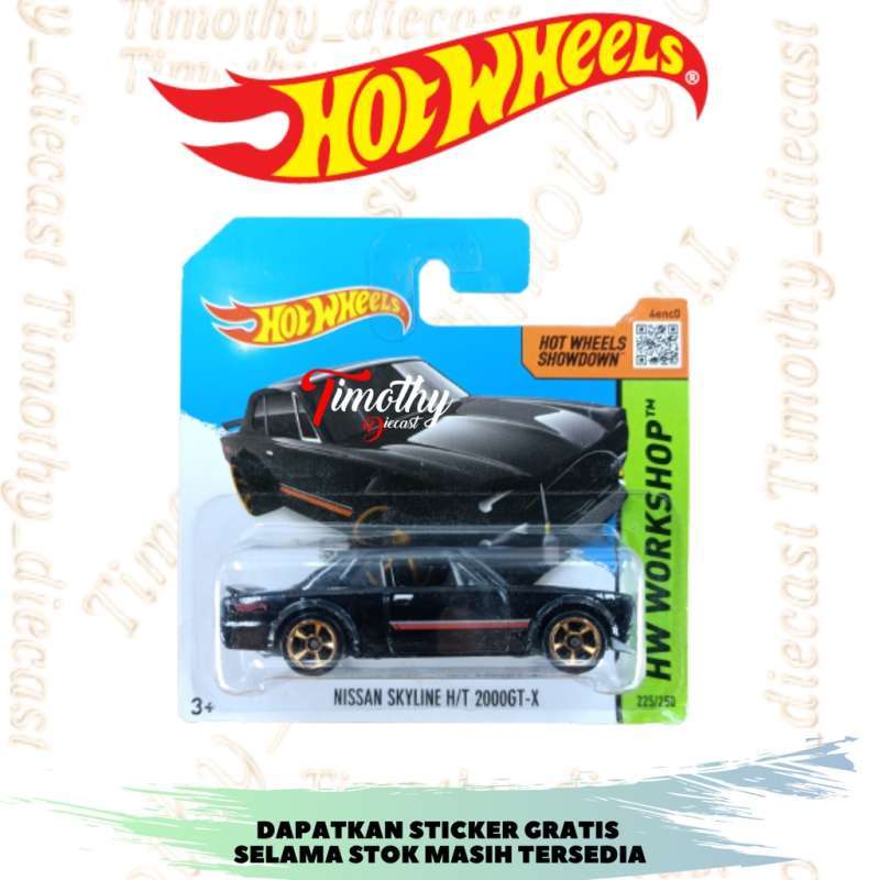 Jual Hot Wheels Short Card Nissan Skyline Ht Gt X Hitam Edisi Kolektor Di Seller Timothy