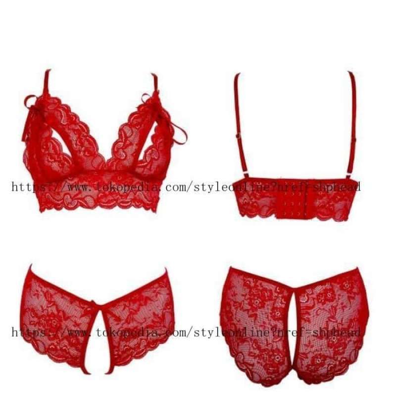 Jual Sexy Bra And Panties Set Lingerie Model Terbaru Kekinian Harga Diskon Februari