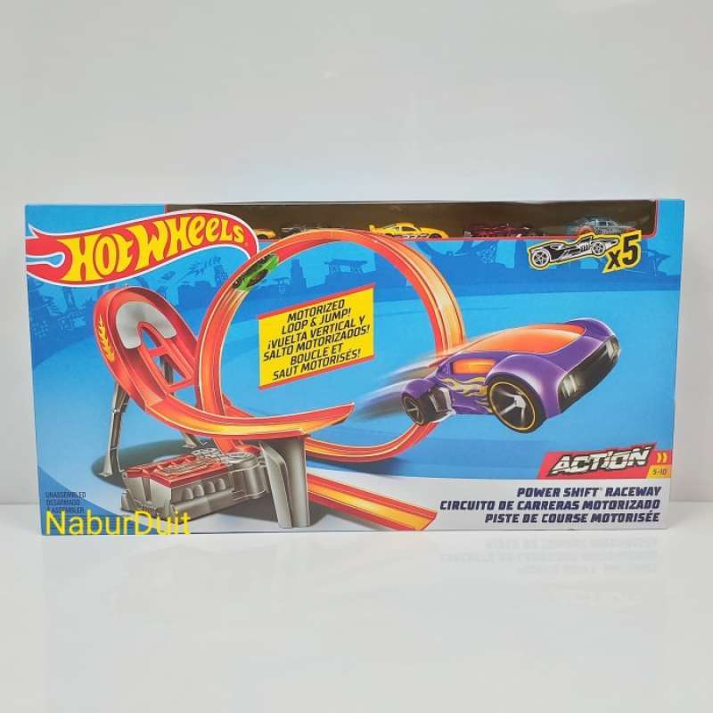 Promo Hot Wheels Track Power Shift Raceway Dgn Loop Ori Mattel Hotwheels Quasionstur Diskon