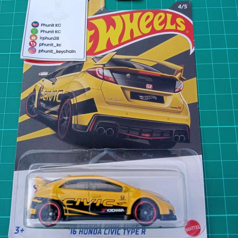Jual Hot Wheels Honda Civic Type R Series Kuning Di Seller Phunit Kc Wanasari Kab