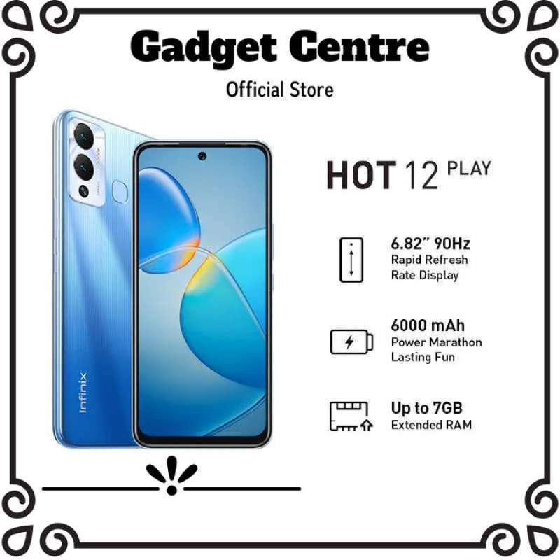 Promo INFINIX Hot Play NFC GB Extended RAM Garansi Resmi Diskon Di Seller CSC