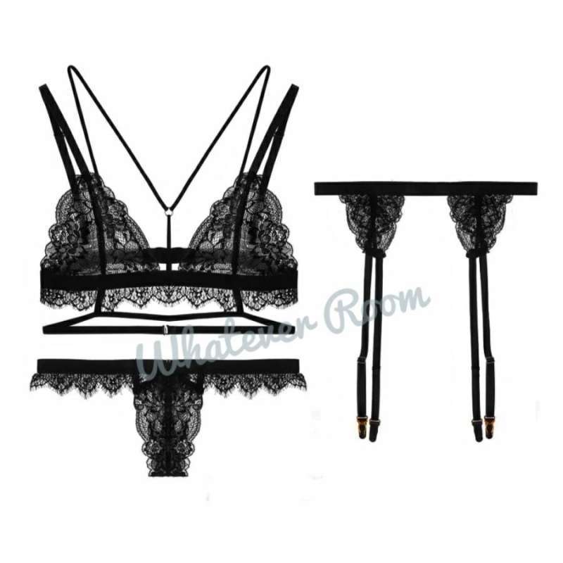 Jual Vione Sexy Lingerie Teddy Bra Garter Set Bralette Summer Bikini Di Seller Whatever Room