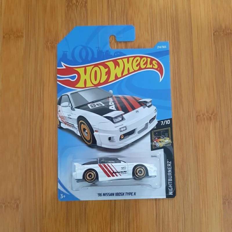 Jual Hotwheels Hot Wheels 96 Nissan 180SX Type X Tampo Advan Putih FKB00 Di Seller