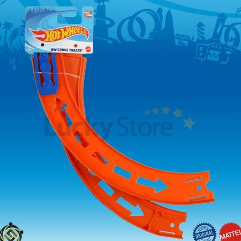Jual Hot Wheels Track Builder System Curve Turn Track Set Original Di Seller Mainan Murah
