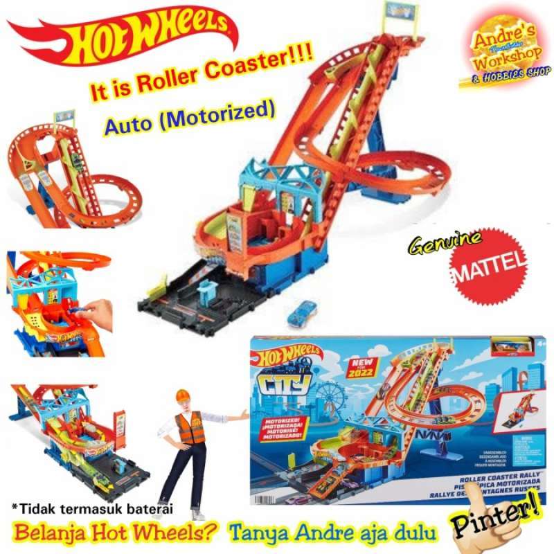 Best Buy Hot Wheels City Roller Coaster Rally Track Set