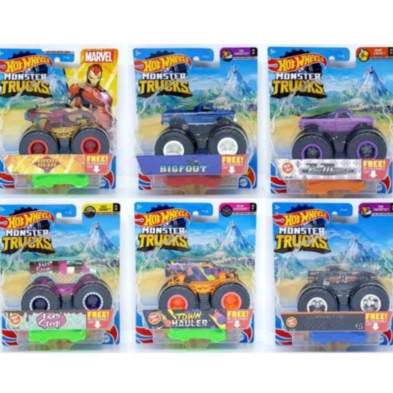 Jual Hot Wheels Moster Trucks Original Mattel Motif Random Harga Satuan Di Seller Mainan Murah
