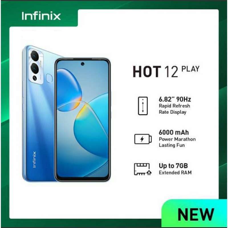 Promo Infinix Hot 12 Play 4 128 Garansi Resmi Diskon 5 Di Seller PT Baruna Jaya Elektronika