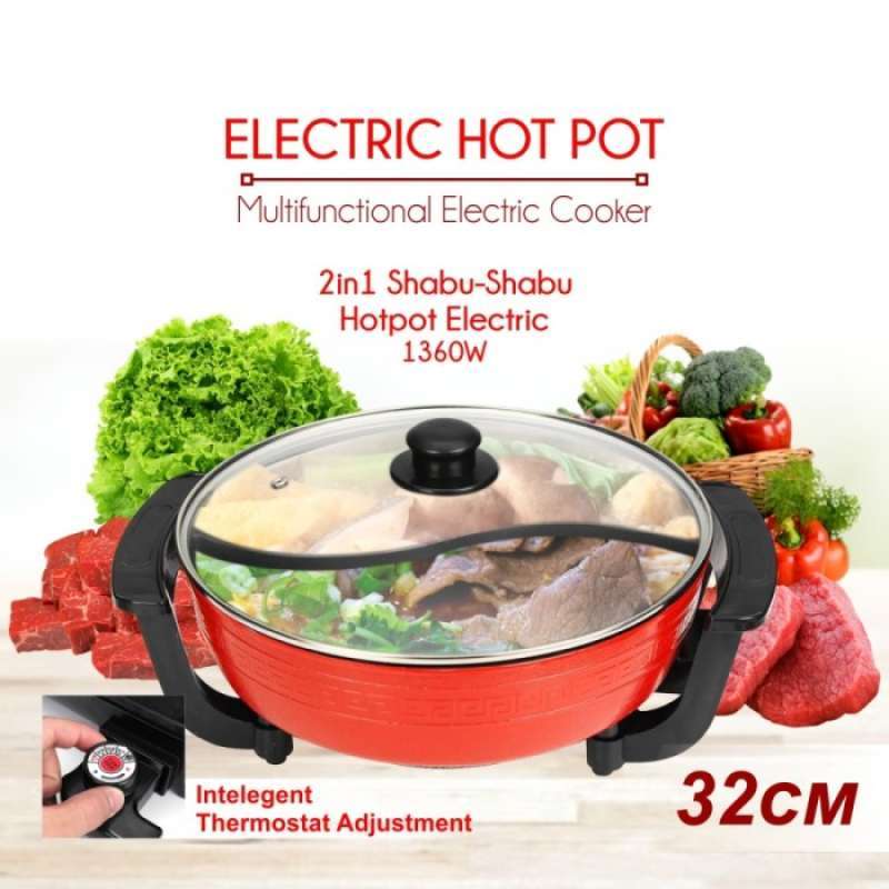 Jual Hotpot Panci Electrical Elektrik Shabu Sukiyaki Grill Double Hot Pot Di Seller Cobanbaith