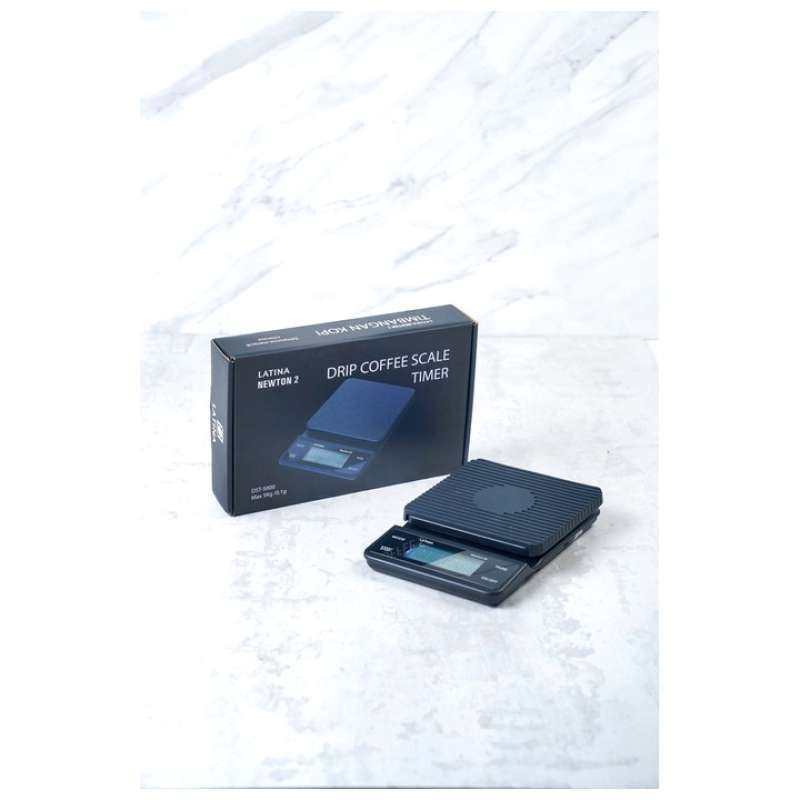 Jual Latina Newton 2 Touch Screen 5Kg Coffee Drip Scale Timbangan Kopi Kode 080 Baterai Dan