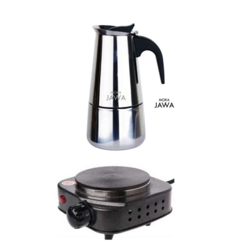 Jual SPECIAL Kompot Listrik Mini Hot Plate 500W Mokapot Coffee Maker Paket Duo Di Seller Store