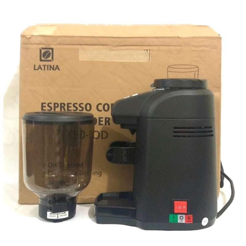 Jual Latina X Od Electric Coffee Grinder Grinder Gilingan Kopi Elektrik Kode Orange