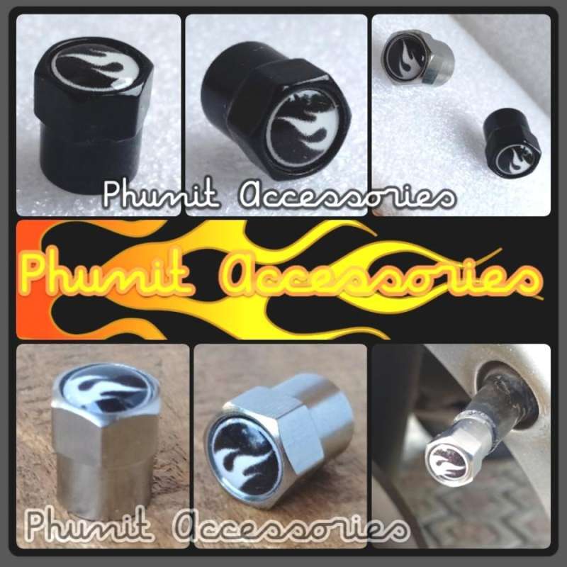 Jual Tutup Pentil Ban Roda Panas Hot Wheels Logo Api Flame Bukan Sticker Di Seller Phunit Kc
