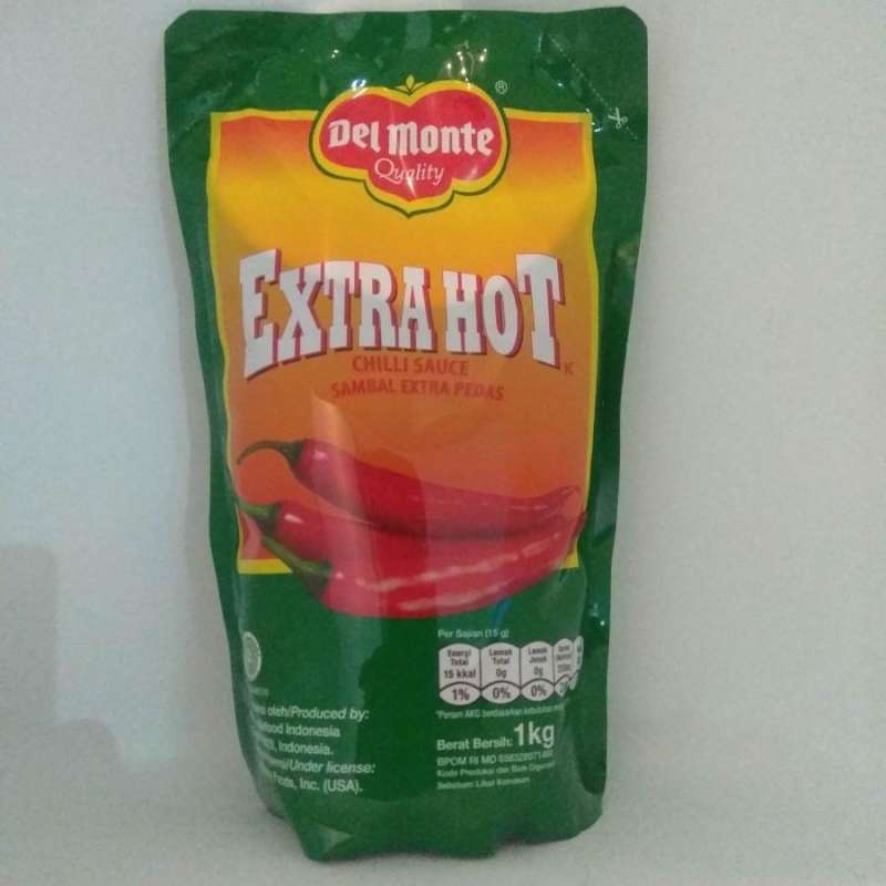 Jual Delmonte Extra Hot Chilli Sauce Sambal Extra Pedas Kg Di Seller Frozenfood Lembang
