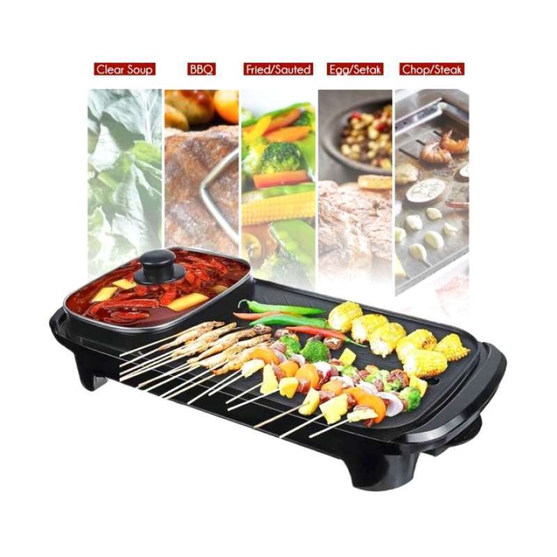 Jual Jual In Bbq Grill Hot Pot Hotpot Shabu Sukiyaki Electric Electrical Besar Model A