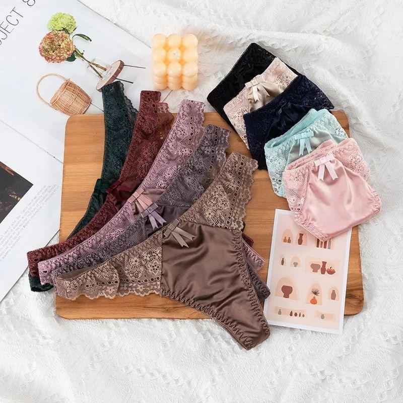 Jual Celana Dalam Girls Model Thong Kain Satin Renda Underwear Hot Bikini Di Seller Shinhiye