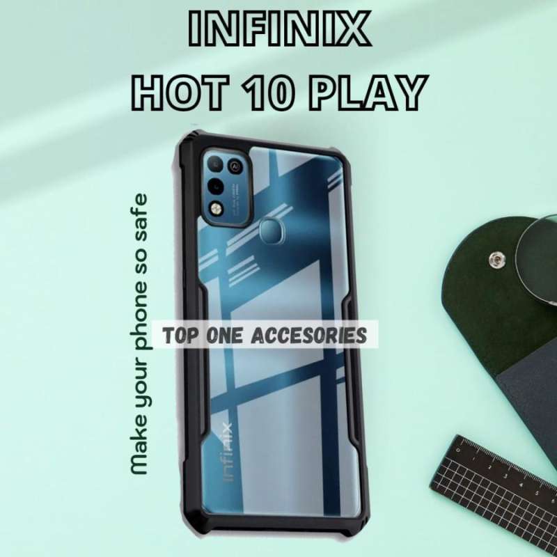 Jual Case Infinix Hot Play Case Armor Fuze Shockproof Transparan Casing Di Seller Mp Acc