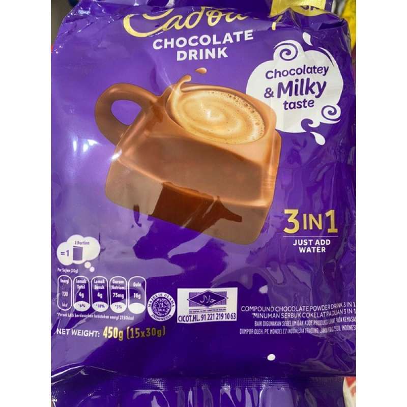 Jual CADBURY Hot Chocolate Drink 3in1 450GRAM Di Seller Dede Collection Kebon Jeruk Kota