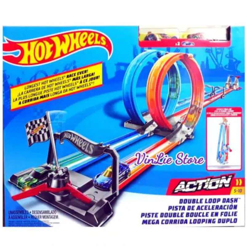 Promo Hot Wheels Track Double Loop Dash Original Mattel Diskon Di Seller Annabell