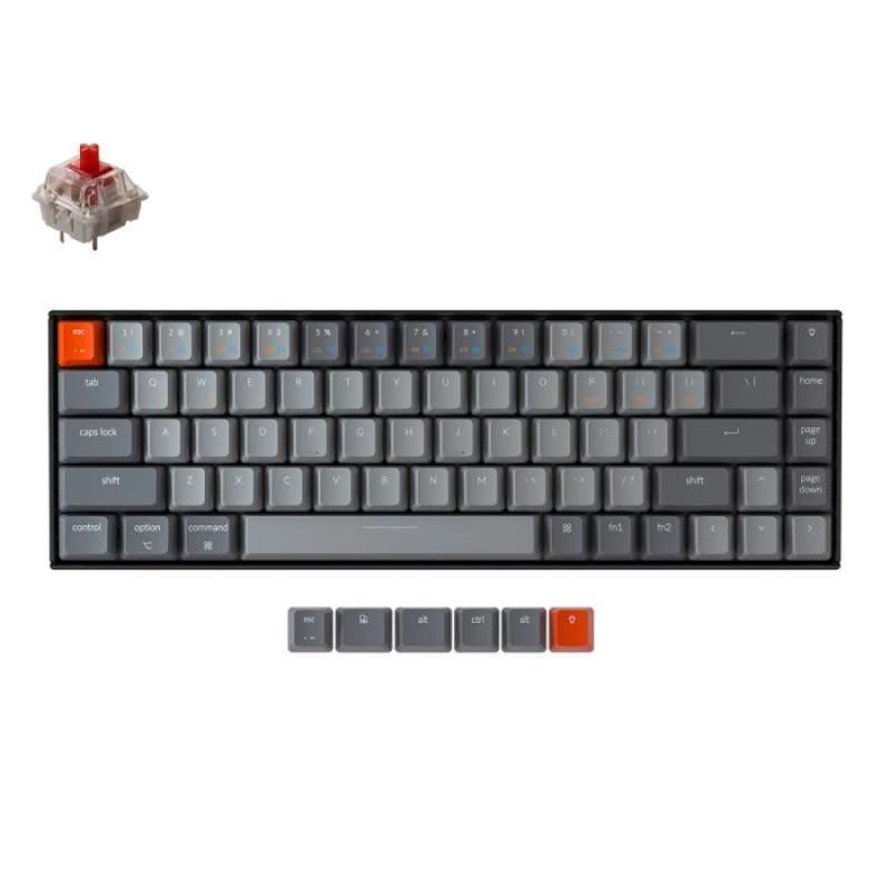 Jual Keychron K6 Hot Swappable RGB Backlight PLASTIC Frame Keychron Random Di Seller NEW