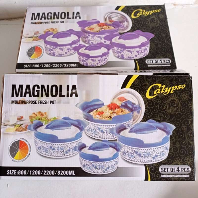 Promo Magnolia Hot Pot Set Isi Pcs Tempat Makanan Food Warmer Diskon Di Seller Todaystore
