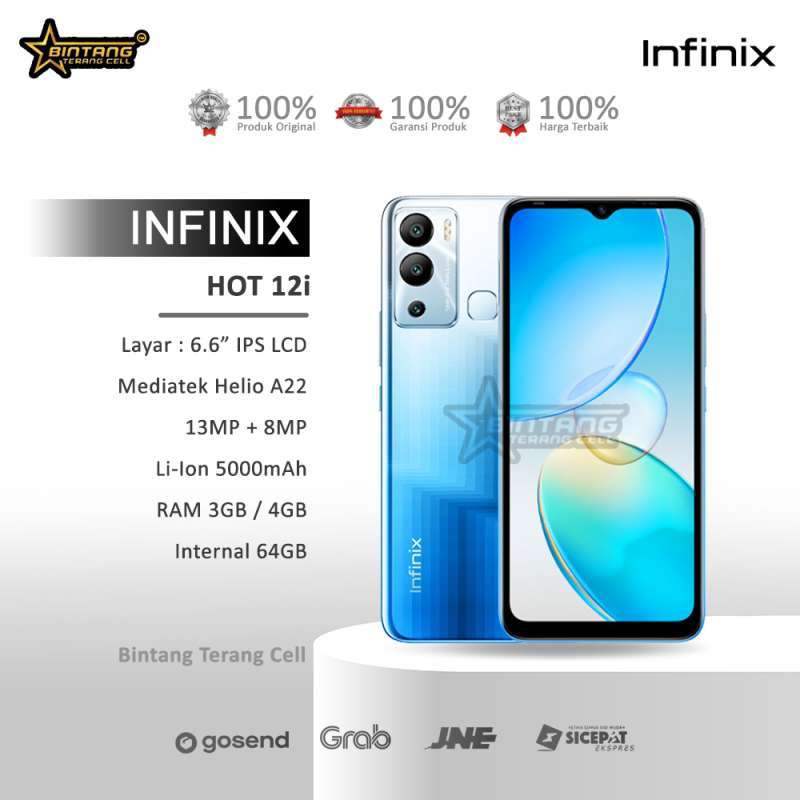 Jual Infinix Hot I RAM GB Garansi Resmi Hitam Di Seller Bintang Terang Cell Official