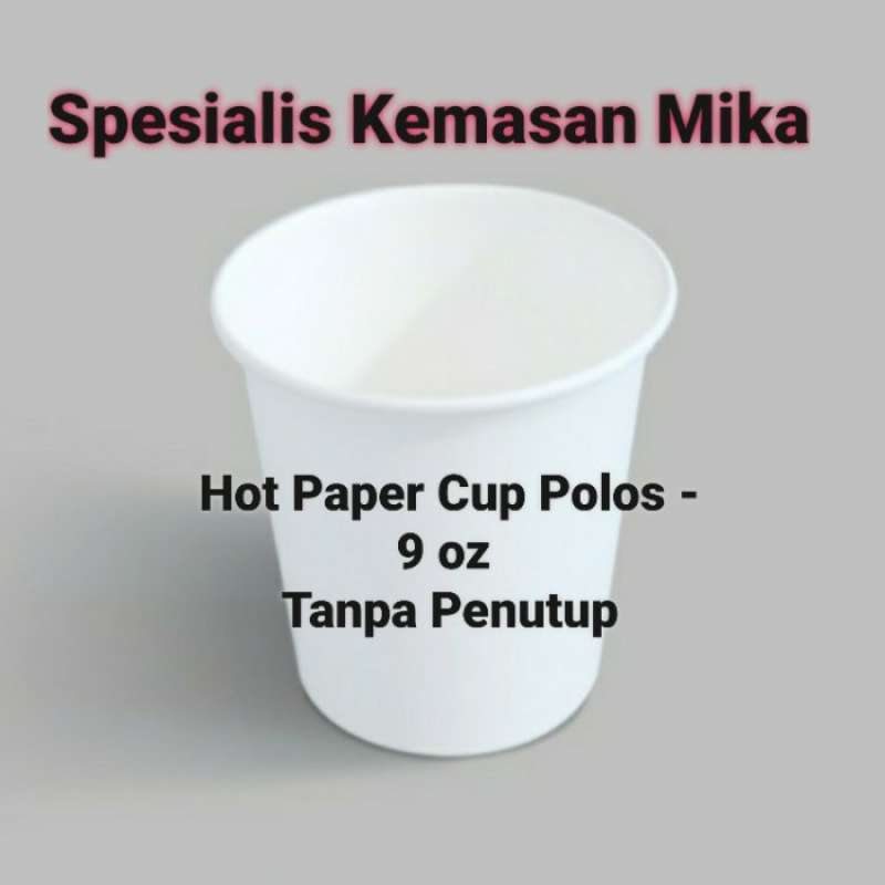 Jual PROMO Hot Paper Cup Gelas Kertas Minuman Panas Oz Ml Tanpa Penutup Di Seller SNJ