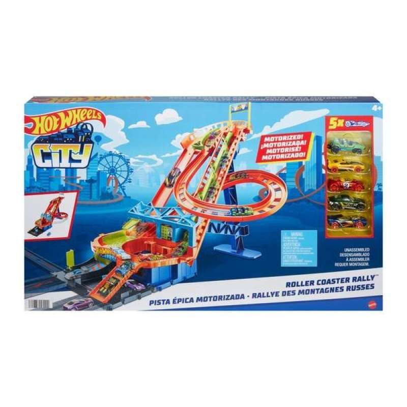 Promo Hot Wheels Hotwheels City Roller Coaster Rally Track Set Diskon 50 Di Seller ANNABELL