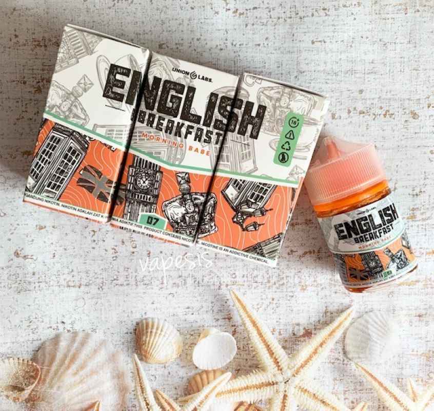 Promo English Breakfast V3 7mg Morning Babe 60ml Banana Strawberry Wheat Diskon 9 Di Seller