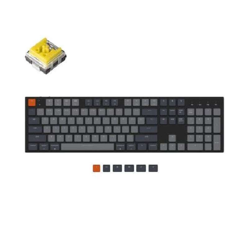 Jual Keychron K Ultra Slim Full Size Optical Hot Swappable White Backlight Banana Switch Di