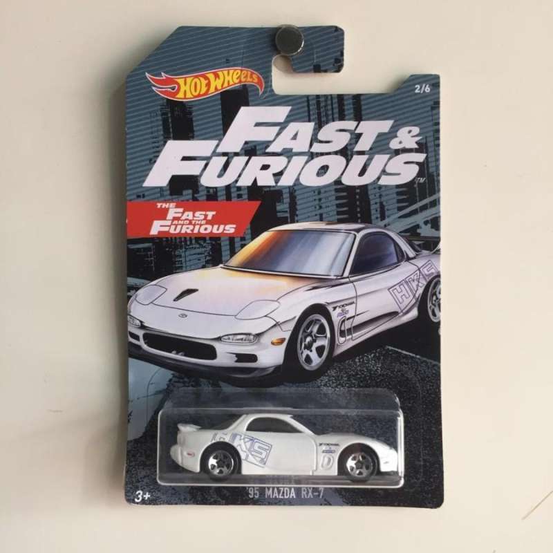 Jual HOT WHEELS HOTWHEELS FAST FURIOUS MAZDA RX 7 PUTIH Di Seller Three Sixty Toys
