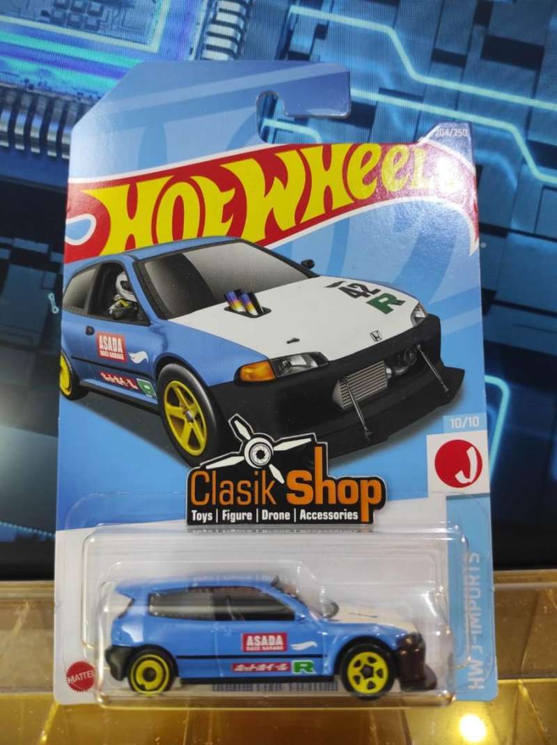 Jual HOT WHEELS Honda Civic EG EF Custom New Arrival 2022 CIvic Custom Di Seller
