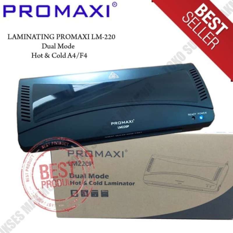 Jual GOJEK FREEONG PROMAXI LM220P Mesin Laminating Size A4 F4 HOT COOL Laminator Di Seller