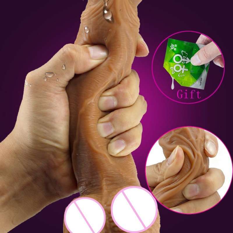 Jual Realistic Dildo Soft Can Worn Huge Big Penis With Suction Cup Sex