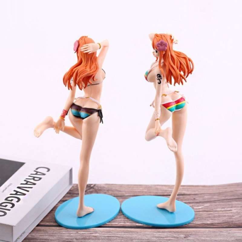 Promo Action Figure One Piece Nami Bikini Sexy Nami Figure Sexy Nude 24 Cm Nami Hitam Diskon