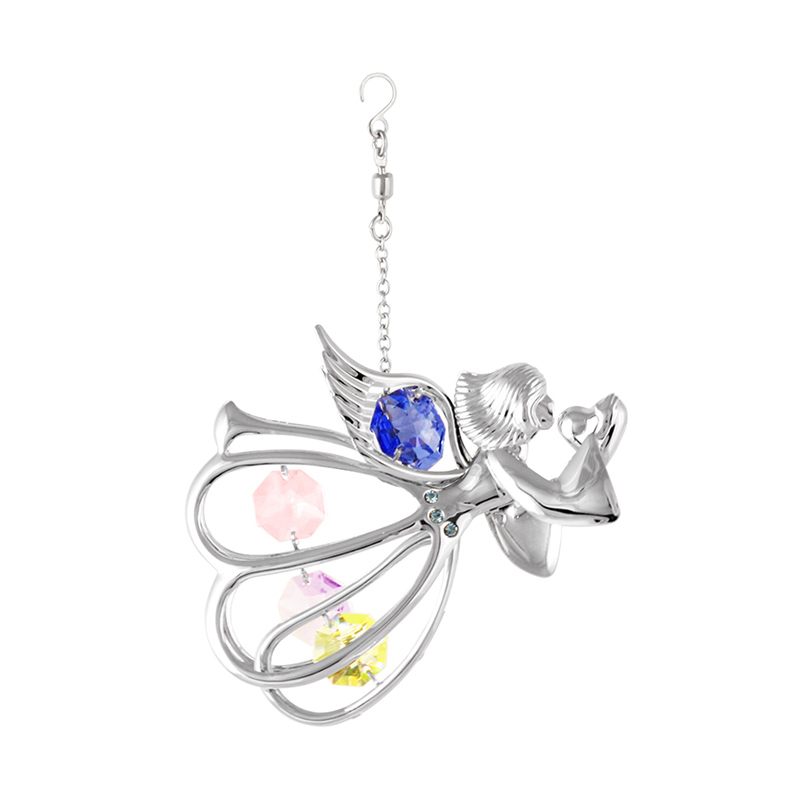 Gantungan Hiasan Dekorasi Jual Azurist Royalcraft Graceful Angel Chrome Swarovski Silver