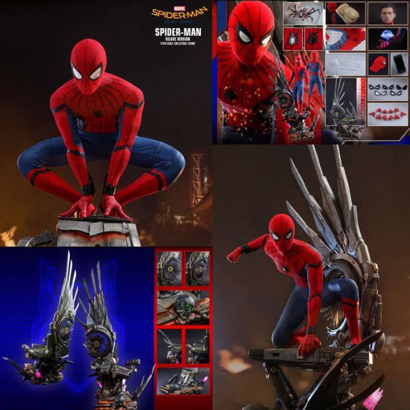 Jual Hot Toys Spiderman Homecoming Spiderman Deluxe Version QS